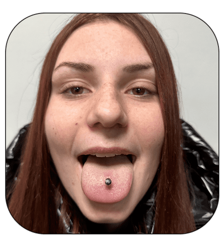 piercing en lengua