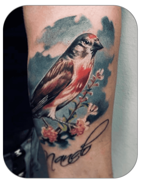 tattoo pájaro hecho por Deivid en The last Gallery tattoo en Mollet del Vallès, Barcelona