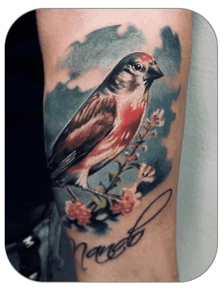 tattoo pájaro hecho por Deivid en The last Gallery tattoo en Mollet del Vallès, Barcelona